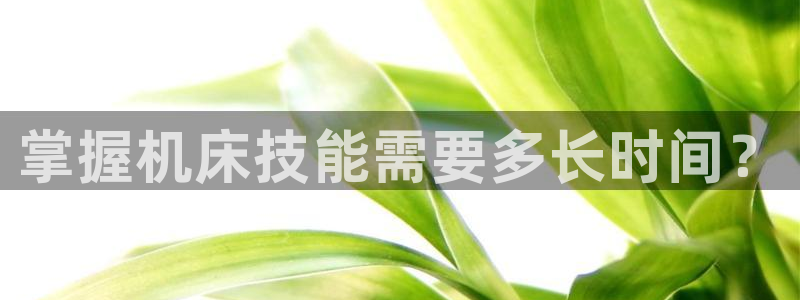 天富天辰娱乐:掌握机床技能需要多长时间?